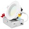 Luxrite 4 Inch LED Recessed Downlight 5CCT 2700K-5000K 15W 1300LM Dimmable Wet Rated IC Rated LR22632-1PK - alternate 1